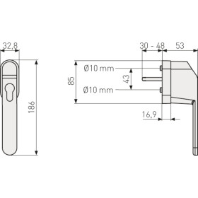 Fenstergriff FG 500 HZ